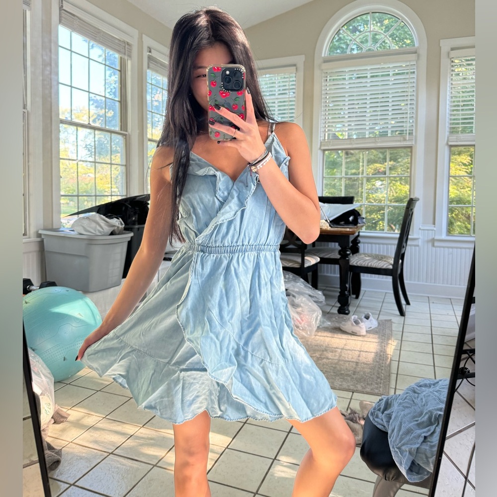Express denim dress